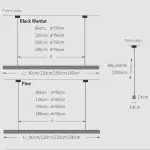 Quorix Log Style Wood Led Linear Pendant Light With Remote Control