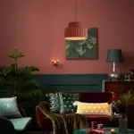 Brisby Striped Frosted Fluted Ceramic Pendant Light