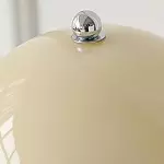 Xavra French Bauhaus Mushroom Glass Aisle Wall Lamp