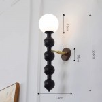 Xyris Long Multiple Balls Vertical Wall Light
