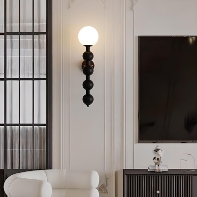 Xyris Long Multiple Balls Vertical Wall Light Xyris Long Multiple Balls Vertical Wall Light