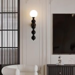 Xyris Long Multiple Balls Vertical Wall Light