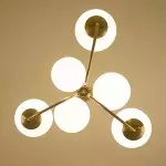 Vekton Vintage Glass Globe Gooseneck Chandelier Vekton Vintage Glass Globe Gooseneck Chandelier