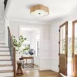 Zardo Coastal Boho Style Rattan Lamp Shade Flush Mount Ceiling Light Zardo Coastal Boho Style Rattan Lamp Shade Flush Mount Ceiling Light