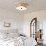 Zardo Coastal Boho Style Rattan Lamp Shade Flush Mount Ceiling Light Zardo Coastal Boho Style Rattan Lamp Shade Flush Mount Ceiling Light