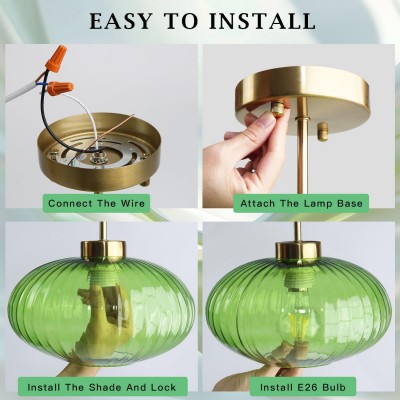 Jorik Natural Green Ribbed Glass Oval Ceiling Light Jorik Natural Green Ribbed Glass Oval Ceiling Light