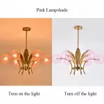 Zephyr Luxury 6-Lights Globe Glass Chandelier