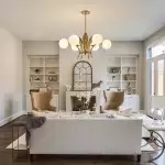 Zephyr Luxury 6-Lights Globe Glass Chandelier