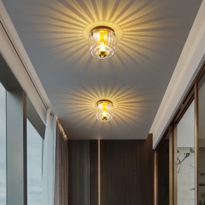 Rynik Mini Glass Sun Shape Full Copper Dual Purpose Flush Mount Light Rynik Mini Glass Sun Shape Full Copper Dual Purpose Flush Mount Light