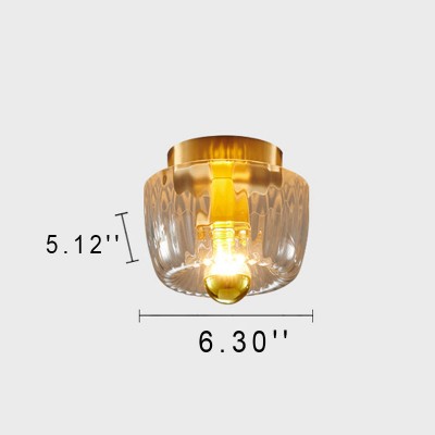 Rynik Mini Glass Sun Shape Full Copper Dual Purpose Flush Mount Light Rynik Mini Glass Sun Shape Full Copper Dual Purpose Flush Mount Light