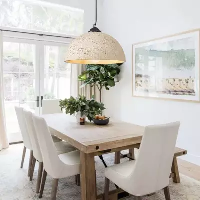 Luran Wabi Sabi Dome Stone Pendant Light Luran Wabi Sabi Dome Stone Pendant Light
