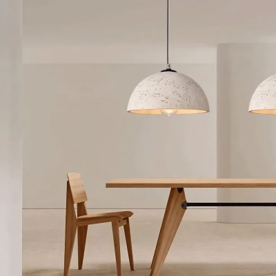 Luran Wabi Sabi Dome Stone Pendant Light Luran Wabi Sabi Dome Stone Pendant Light