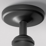 Khyler Scandinavian Carbonized Steel Round Waterproof Ceiling Light