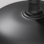 Khyler Scandinavian Carbonized Steel Round Waterproof Ceiling Light