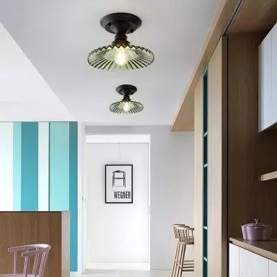 Zorath Small Black Metal Textured Glass Ceiling Light Zorath Small Black Metal Textured Glass Ceiling Light