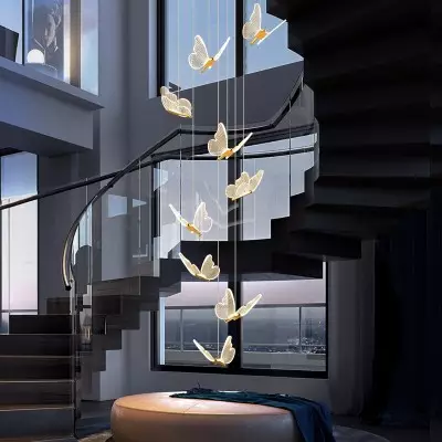 Luce Romantic Creative Butterfly Chandelier Luce Romantic Creative Butterfly Chandelier