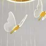 Luce Romantic Creative Butterfly Chandelier
