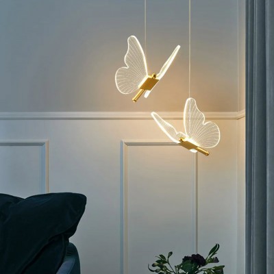 Luce Romantic Creative Butterfly Chandelier