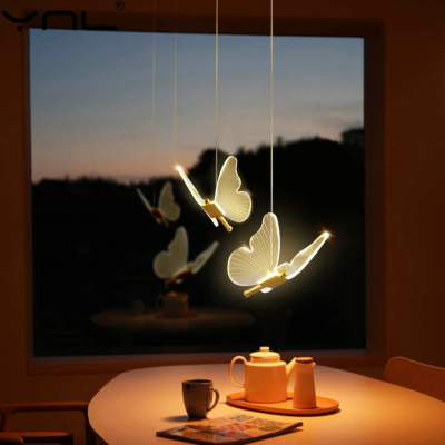 Luce Romantic Creative Butterfly Chandelier