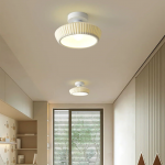 Rethen Light Luxury White Round Textured Ceramic Ceiling Light Rethen Light Luxury White Round Textured Ceramic Ceiling Light