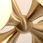 Thalor Brass Glass Sputnik 4 Light Ceiling Light Thalor Brass Glass Sputnik 4 Light Ceiling Light