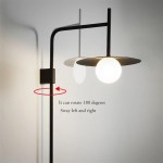 Pyris Scandinavian Minimalist Metal Swing Arm Wall Lamp Pyris Scandinavian Minimalist Metal Swing Arm Wall Lamp