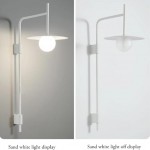 Pyris Scandinavian Minimalist Metal Swing Arm Wall Lamp Pyris Scandinavian Minimalist Metal Swing Arm Wall Lamp