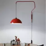 Thalys Minimalist Adjustable Swing Long Arm Dome Sconce