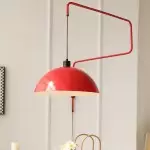 Thalys Minimalist Adjustable Swing Long Arm Dome Sconce
