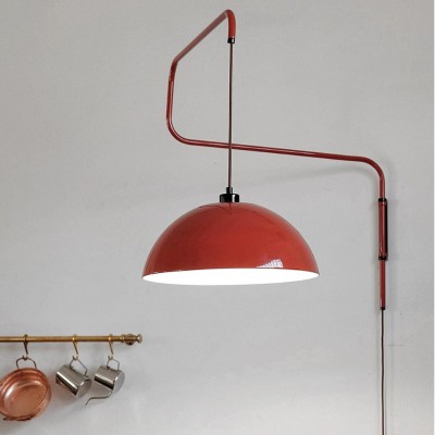 Thalys Minimalist Adjustable Swing Long Arm Dome Sconce Thalys Minimalist Adjustable Swing Long Arm Dome Sconce