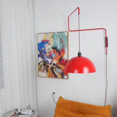 Thalys Minimalist Adjustable Swing Long Arm Dome Sconce Thalys Minimalist Adjustable Swing Long Arm Dome Sconce