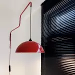 Thalys Minimalist Adjustable Swing Long Arm Dome Sconce