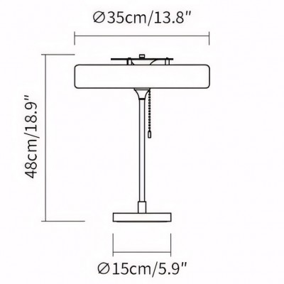 Roberto Nordic Revolve Table Lamp
