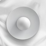 Xandros White Metal Champignon Chandelier