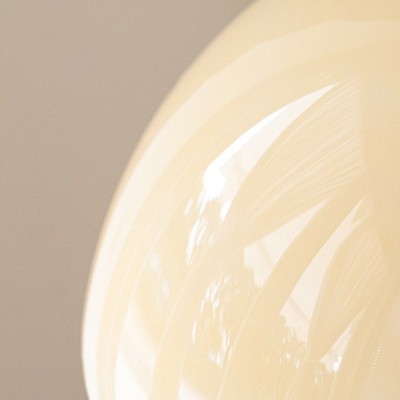 Zeros Cream Hemisphere Iron Solid Wood Glass Pendant Light Zeros Cream Hemisphere Iron Solid Wood Glass Pendant Light