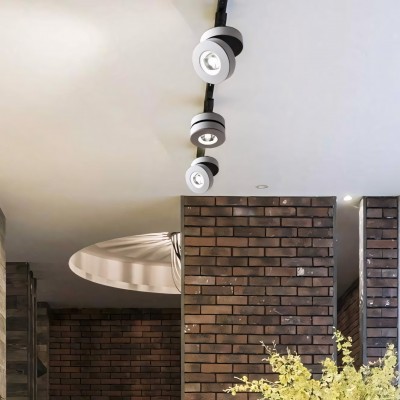 Galith Small Led Angle Adjustable Ceiling Mounted Spotlight