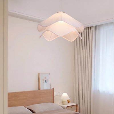 Liora Modern Petal Iron Fabric Pendant Light Liora Modern Petal Iron Fabric Pendant Light