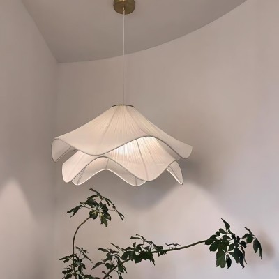 Liora Modern Petal Iron Fabric Pendant Light Liora Modern Petal Iron Fabric Pendant Light