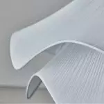 Liora Modern Petal Iron Fabric Pendant Light