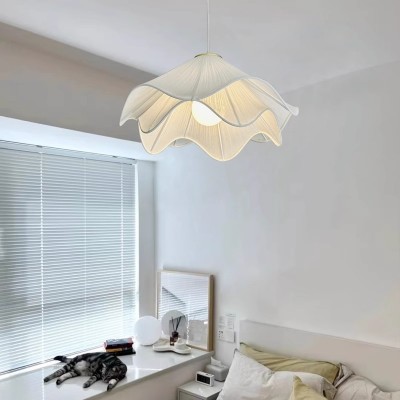 Liora Modern Petal Iron Fabric Pendant Light Liora Modern Petal Iron Fabric Pendant Light