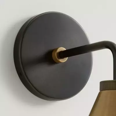 Kaelen Retro Cooper Cone Sconce Light Kaelen Retro Cooper Cone Sconce Light