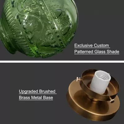 Ixionis Vintage Engraved Pattern Globe Glass Flush Mount Ceiling Light Ixionis Vintage Engraved Pattern Globe Glass Flush Mount Ceiling Light