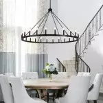 Raeth Farmhouse 24 Lights Wagon Wheel Candle Style Chandelier