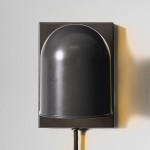 Lyros Retro Small Dome Style Pivoting Bedside Sconce