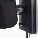 Lyros Retro Small Dome Style Pivoting Bedside Sconce