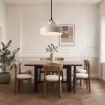 Drilon Nordic Minimalist Morandi Matte Metal Pendant Light