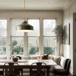 Drilon Nordic Minimalist Morandi Matte Metal Pendant Light