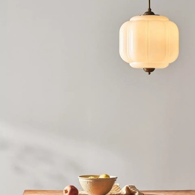 Cyrilith Vintage Milk Glass Oiled Brass Eloise Pendant light Cyrilith Vintage Milk Glass Oiled Brass Eloise Pendant light
