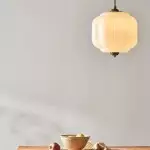 Cyrilith Vintage Milk Glass Oiled Brass Eloise Pendant light Cyrilith Vintage Milk Glass Oiled Brass Eloise Pendant light