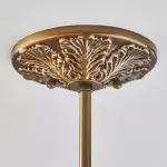 Cyrilith Vintage Milk Glass Oiled Brass Eloise Pendant light